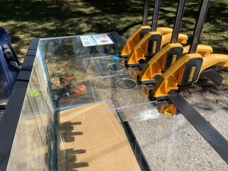aquarium glass drilling