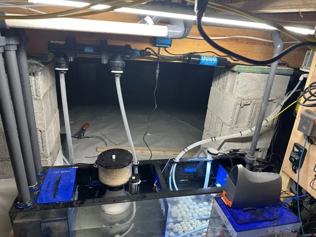 fish tank installation