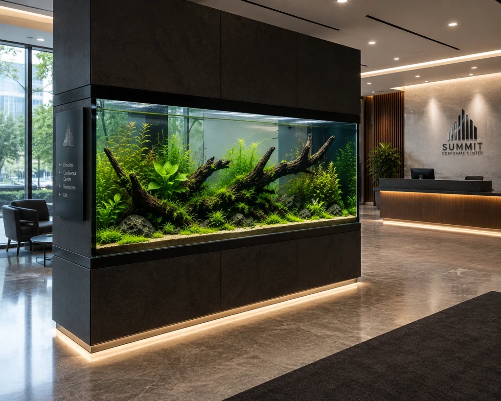 Commercial Aquarium Installation