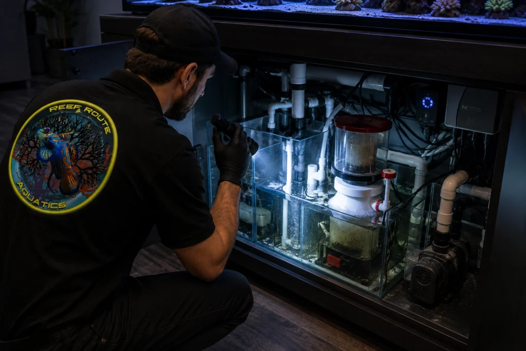 Professional aquarium service