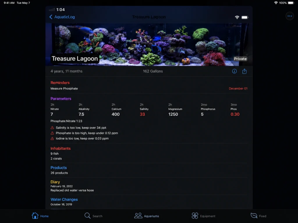 aquaticlog overview