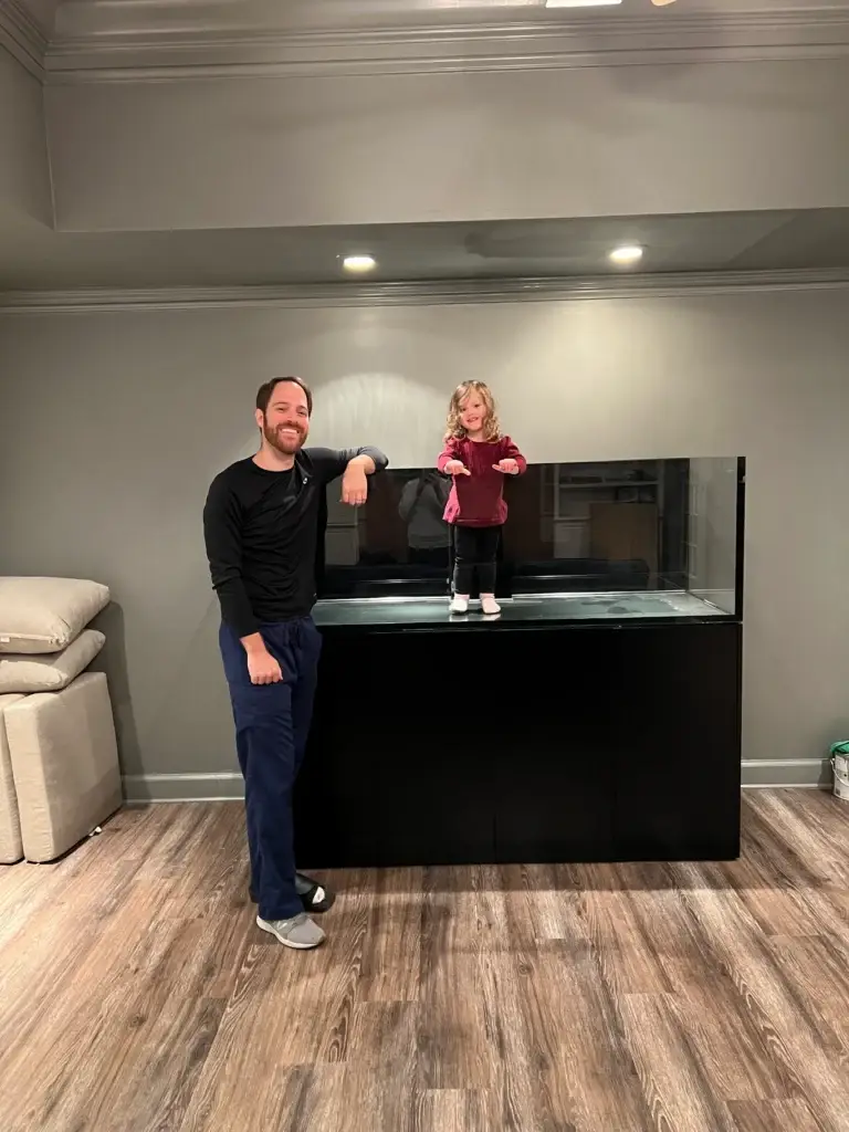 reef tank Installation