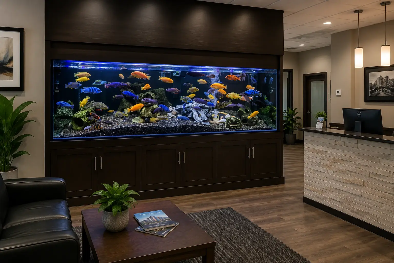 Commercial Freshwater Aquarium Service in Lebanon