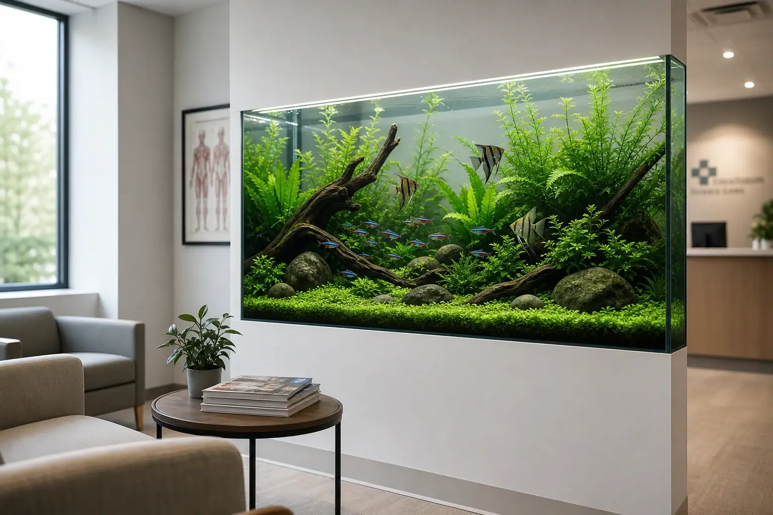 Medical Waiting Room Aquarium