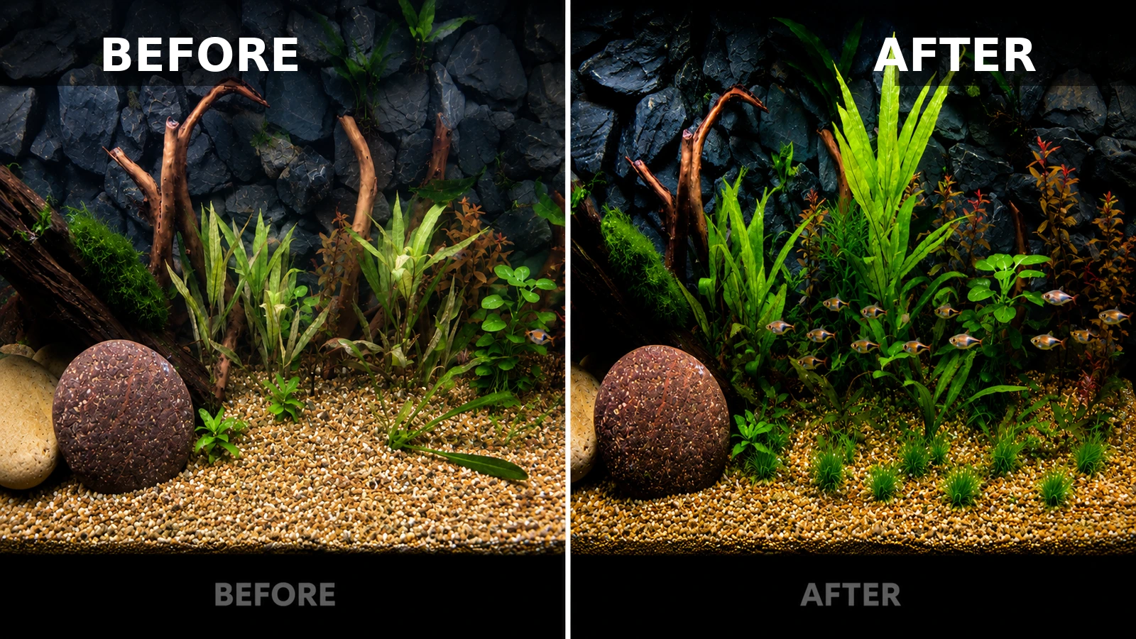 Planted Aquarium Transformation