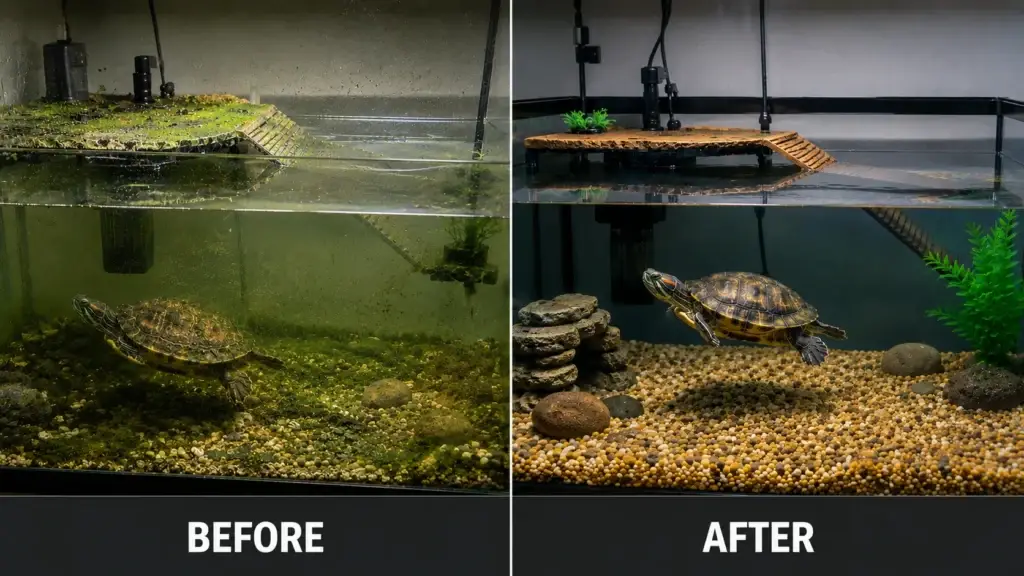 Turtle Habitat Transformation