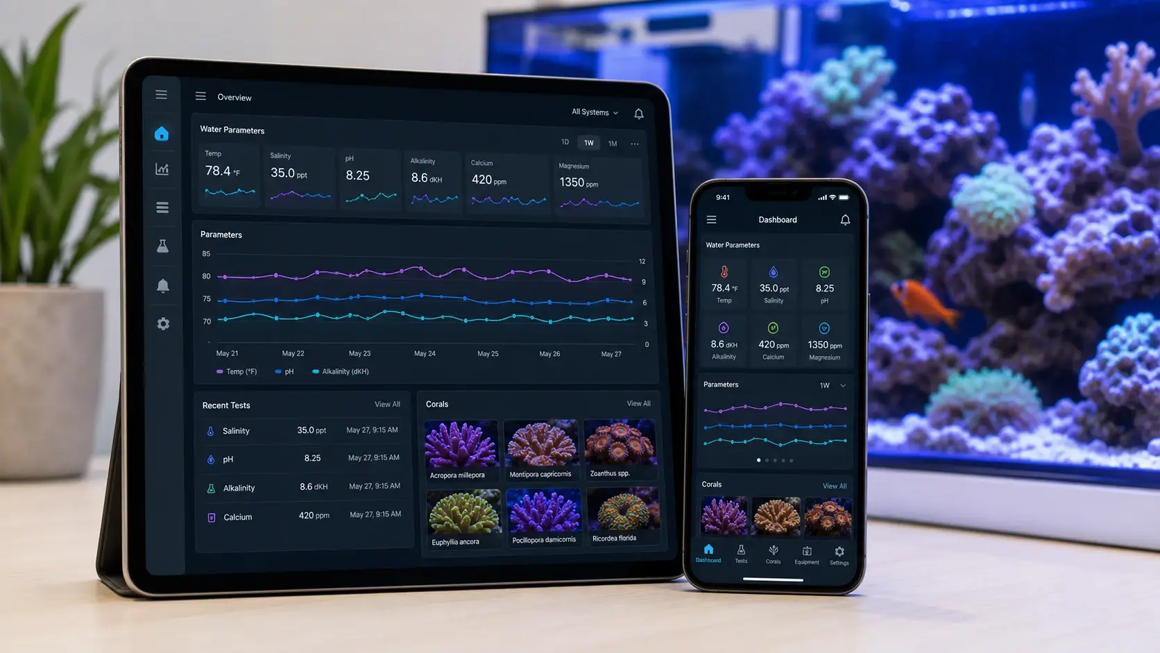 aquaticlog dashboard