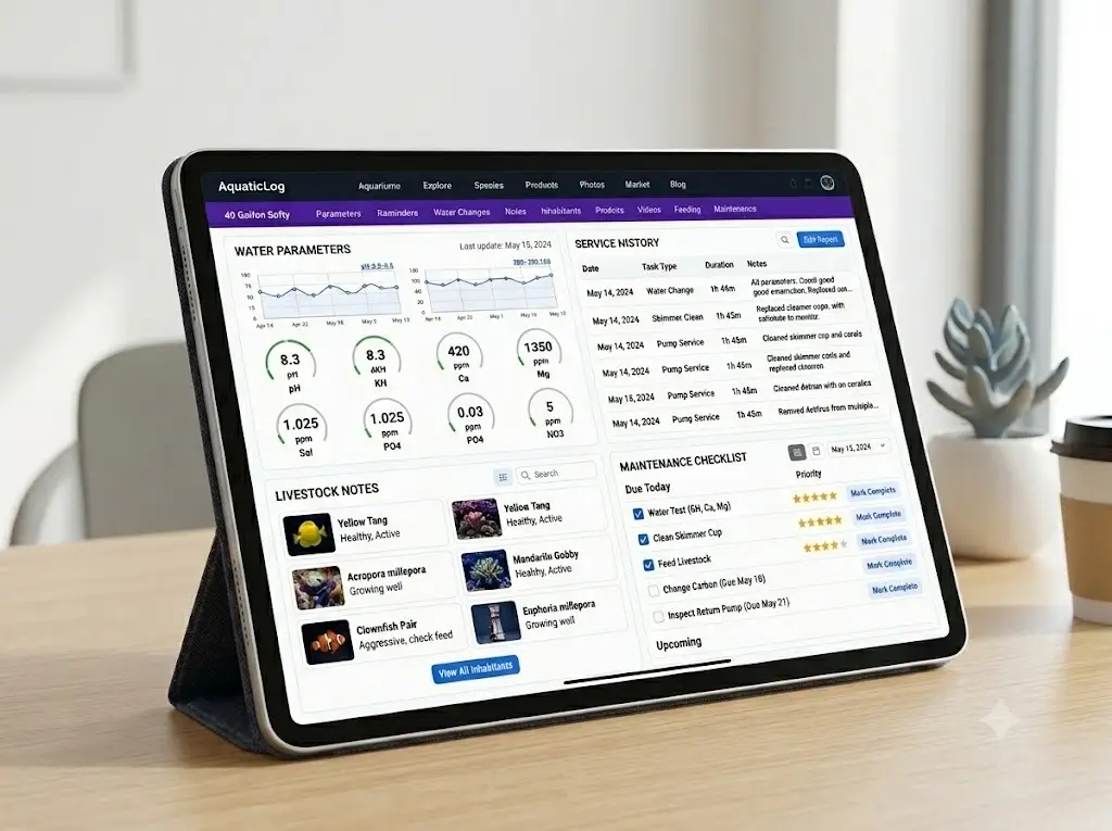 AquaticLog reporting